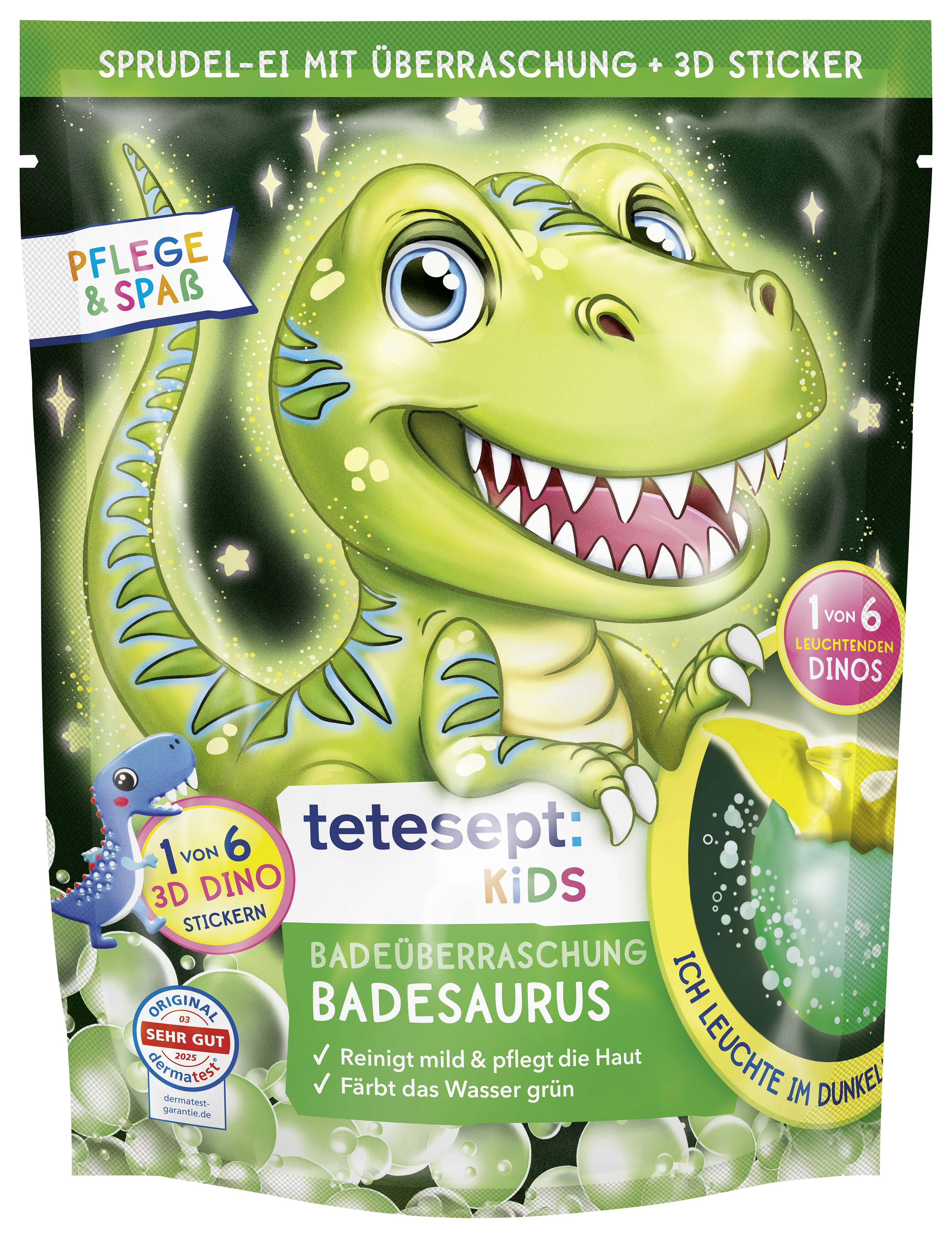 Badeüberraschung Badesaurus