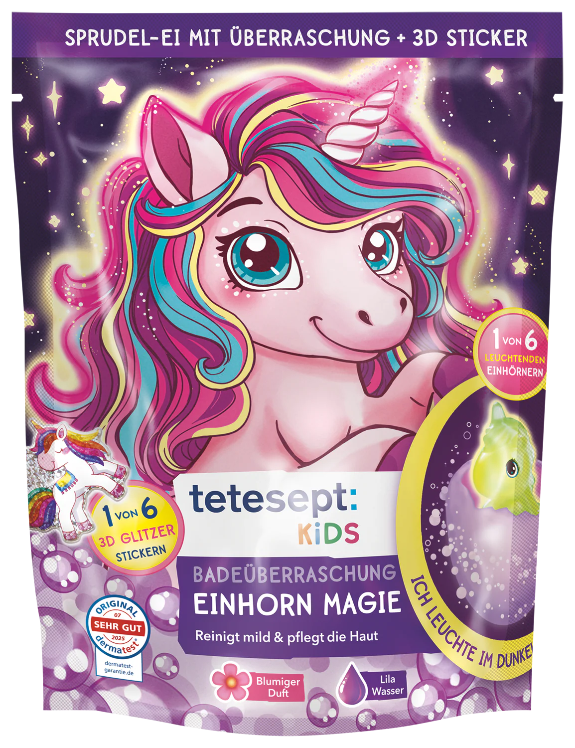 Badeüberraschung Einhorn Magie