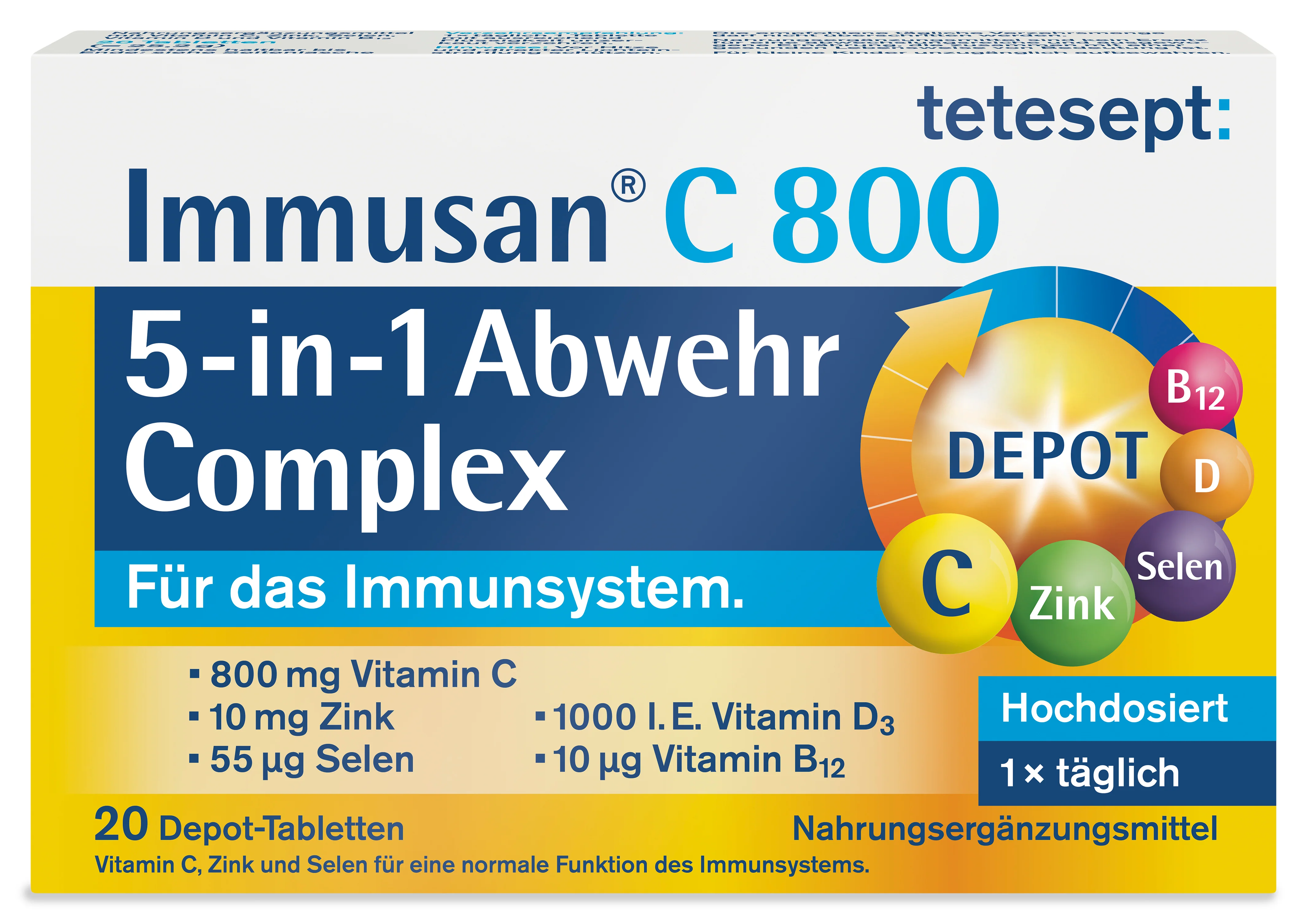 Immusan® C 800 5 in 1 Abwehr Complex