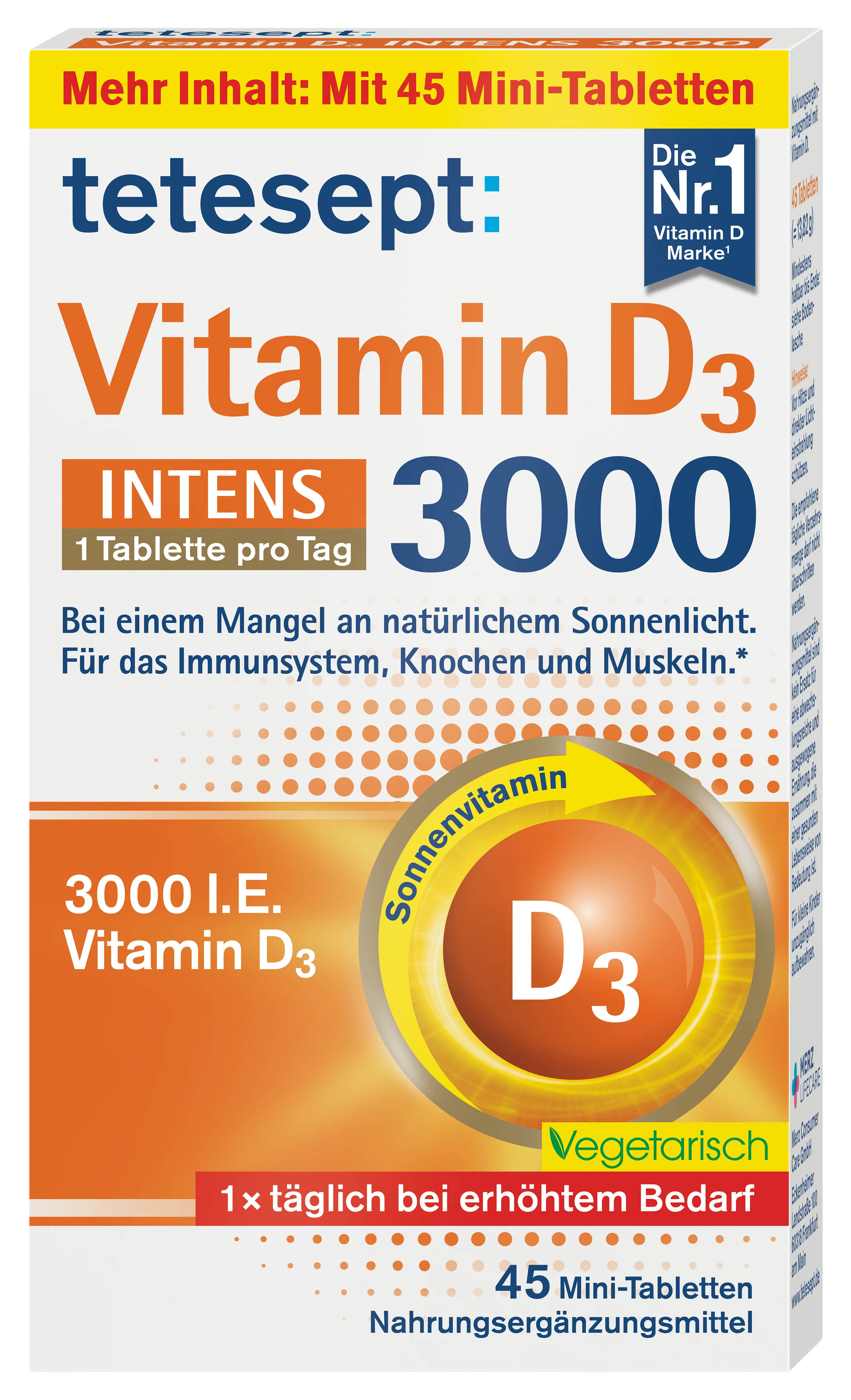 Vitamin D3 3000 Intens